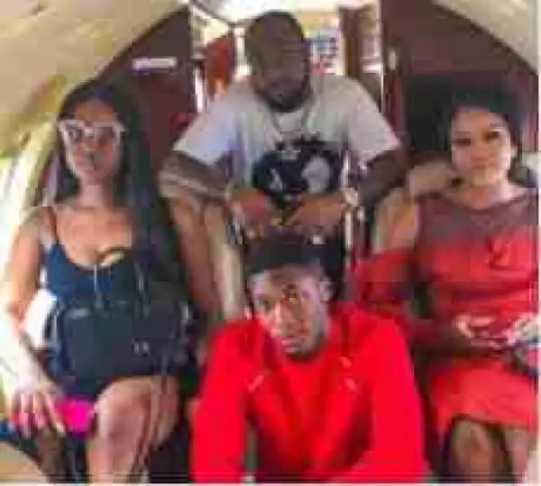 Cee C Flew Back To Lagos With Davido & Chioma In A Private Jet